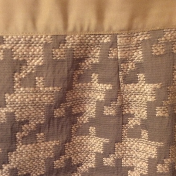 Ann Taylor LOFT Mauve Houndstooth Pencil Skirt 0 - Picture 4 of 6